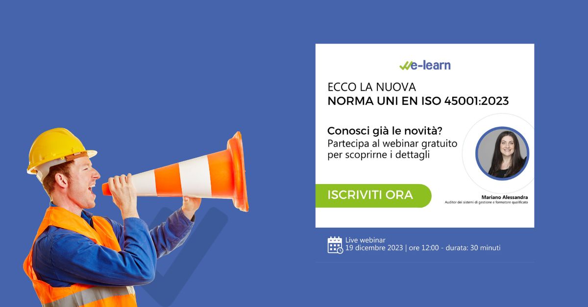 Flash webinar UNI EN ISO 45001