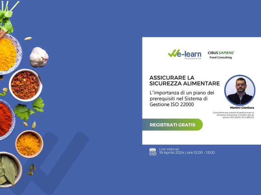 Flash webinar UNI EN ISO 22000
