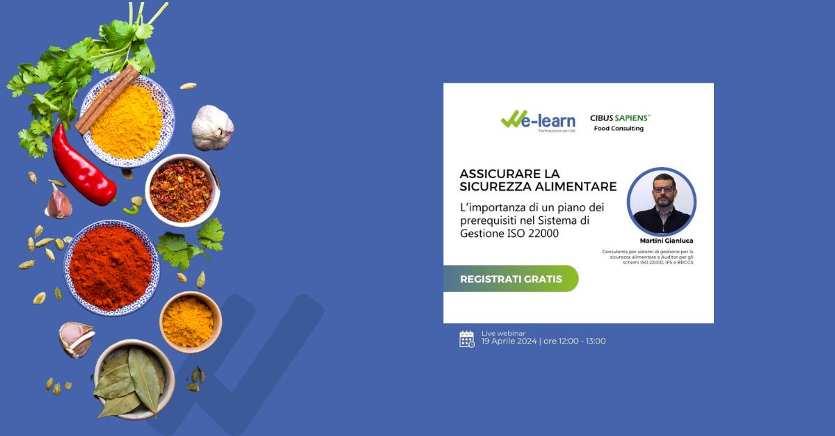 Flash webinar UNI EN ISO 22000
