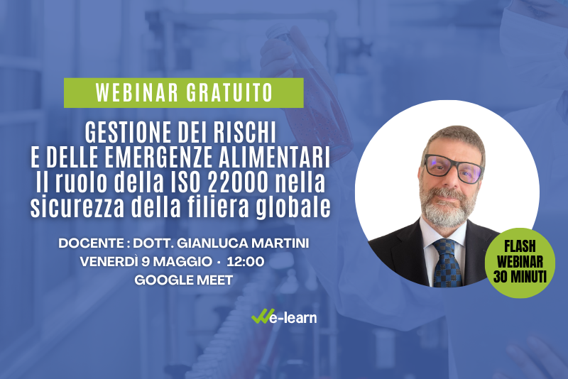 Flash webinar UNI EN ISO 22000