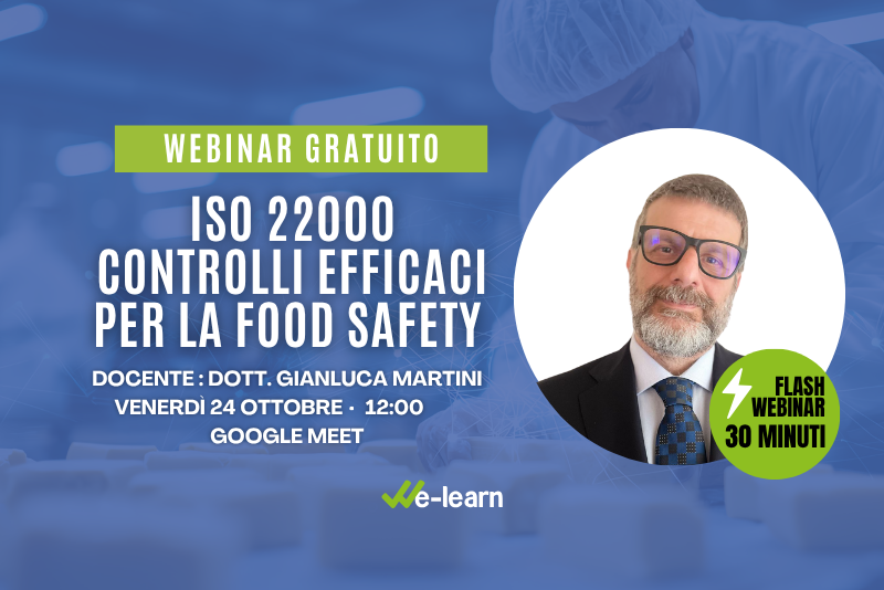Flash webinar UNI EN ISO 22000