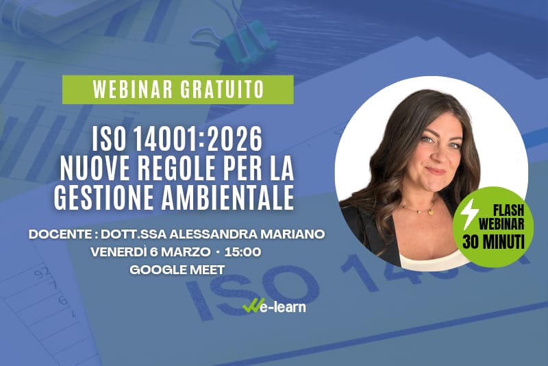 Flash webinar ISO 14001 - 2^ edizione