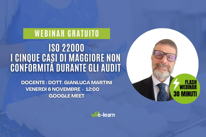 Flash Webinar UNI EN ISO 22000